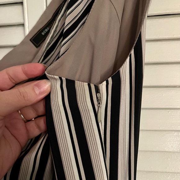 BCBG Max Azria Stevie asymmetrical one-shoulder silk dress - Picture 6 of 8